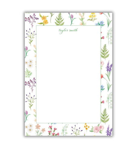 Wild Blooms Notepad