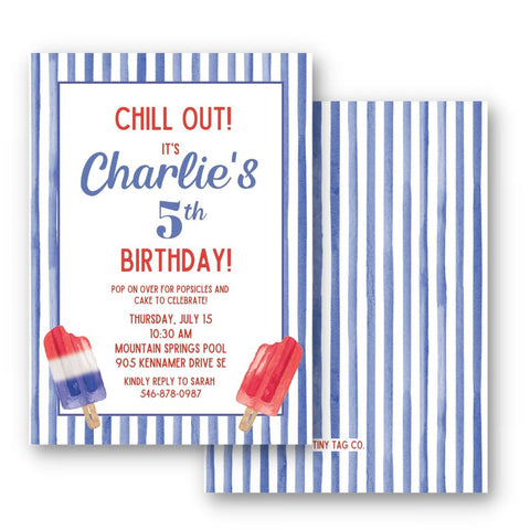 Chill Out Party Invitation