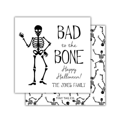 Bad to The Bone Gift Tag