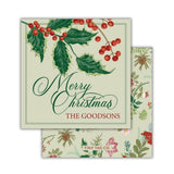 Evergreen Manor English Holly Gift Tag
