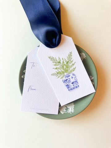 Hydrangea Basket Gift Tag (non-personalized)