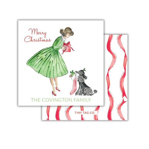 Darling Dog Mom {black poodle}