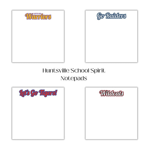 Huntsville School Spirit Notepad