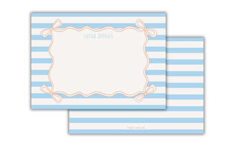 Charm + Cheer Aqua Sunset Notecard Set