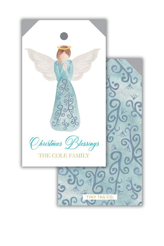 Christmas Blessings Angel Hangtag