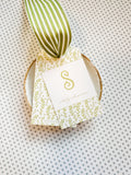 Monogram Sage Green Hangtag {double sided}