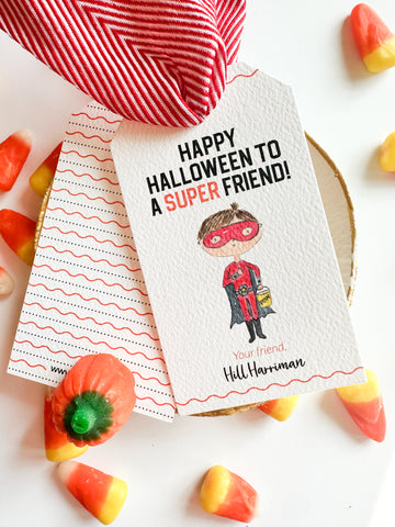 Super Hero Halloween  hangtag!