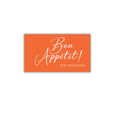 Bon Appetit! Hangtag {pumpkin + white}