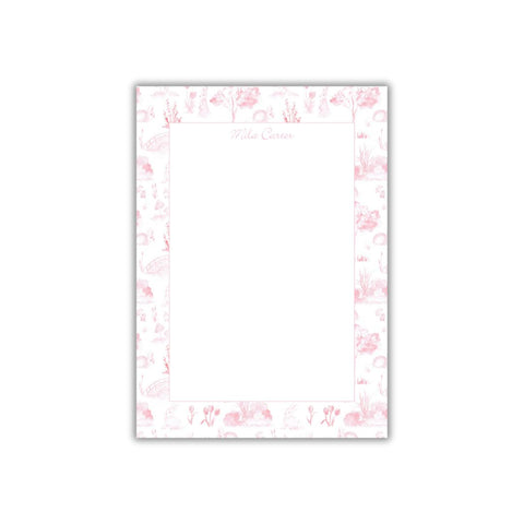 Spring Toile Notepad {pink}