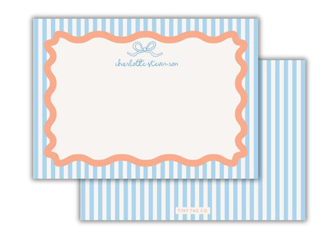 Charm + Cheer Coral Breeze Notecard Set