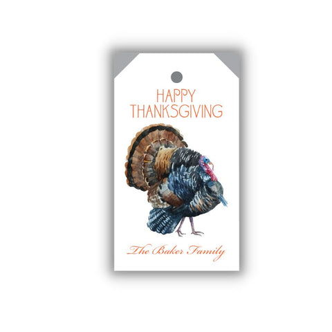 Happy Thanksgiving! Turkey Hangtag