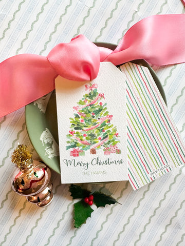 Beautiful Bow Tree Hangtag