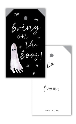 Bring on the Boos! Non-Personalized Hangtag