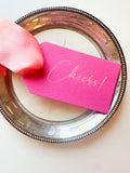 Pink + Orange Cheers {non-personalized}