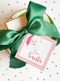 Non-Personalized Santa Christmas Tiny Tag