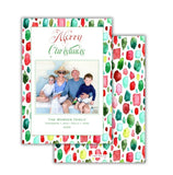 Paint Swatch Party Holiday Card