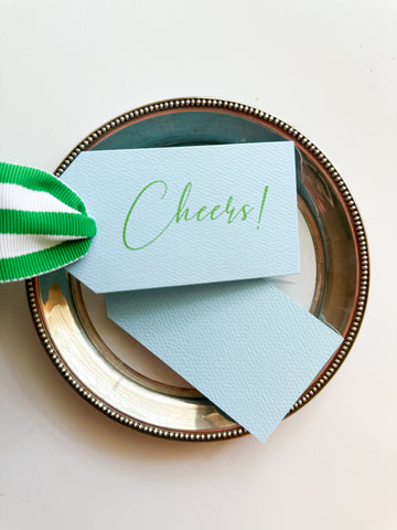 Turqouise + Green Cheers {non-personalized}