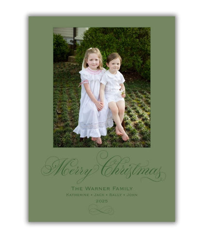 Winter Moss Holiday Card