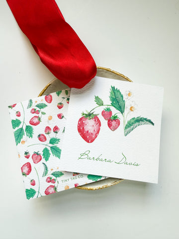 Strawberry Gift Tag