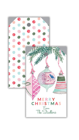 Bright + Shiny Vintage Ornament Hangtag