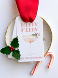 Cocktail Coupe Merry Merry Hangtag