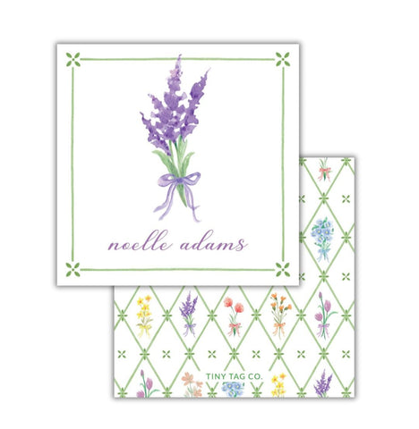 Wild Blooms Lavender Bouquet Tag