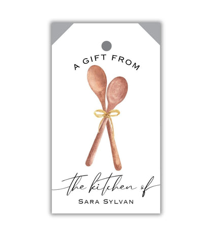 Wooden Spoons Gift Tag