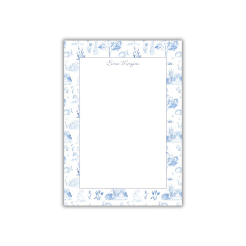 Spring Toile Notepad {blue}
