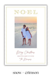 Gold Foil NOEL Holiday Card! Multiple Color Options