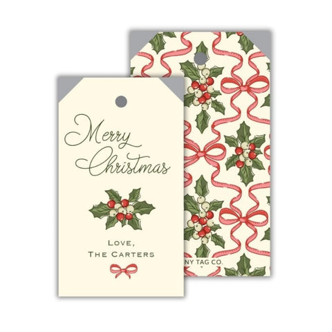 Timeless Tidings Crimson Holly Hang Tag