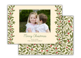 Timeless Tidings Winter Mistletoe Holiday Card