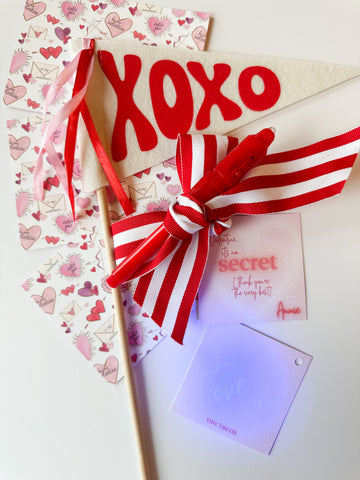 Invisible Ink Valentine {pink}