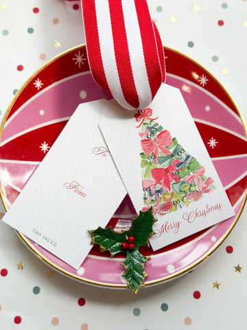 Fill In Bow-Tiful Tree Gift Tag