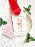 Merry Christmas Wooden Spoons Hang Tag