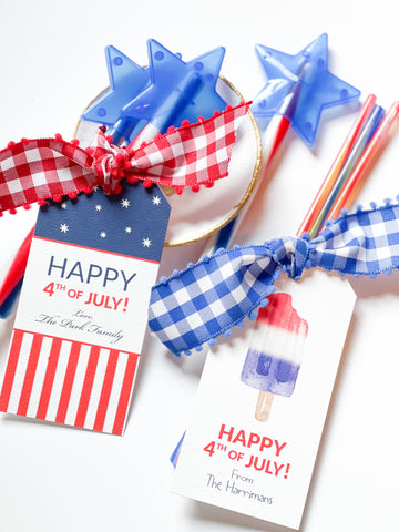 4th of July popsicle hangtag