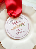 Baked With Love Rolling Pin Round Tag