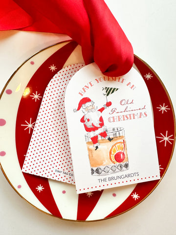 Have an Old Fashioned Christmas Arch Tag