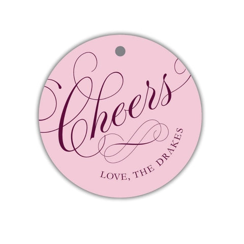 Cheers Round Blush + Cranberry