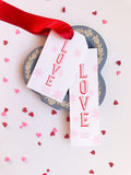 Love with Stars Vertical Tag