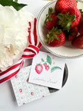 Strawberry + Scallop Gift Tag