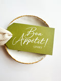 Bon Apetit! {olive + white}