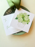 Non-Personalized limelight Hydrangea Gift Tag