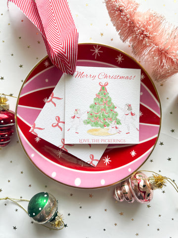 Trimming the Tree Gift Tag {red}