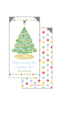 Popping Around the Christmas Tree-blue {large hangtag}