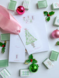 Merry Mahjong Tree Tag Non-Personalized