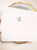 Baby Pram Nursery Notes-Lavender