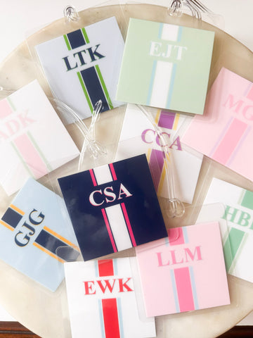 The "Crosby" bag tag