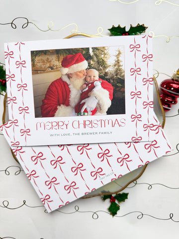 Merry Little Bows Holiday Card