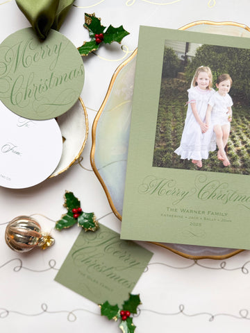 Winter Moss Holiday Card