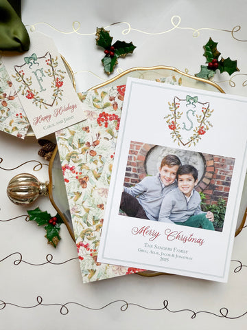"Heirloom Holiday" Holiday Card